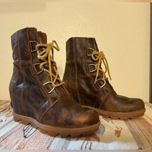 Sorel Joan of Arctic II Wedge, Waterproof Leather Boot. Women’s 8